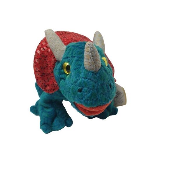 Ty Beanie Babies Hornsly Triceratops Plush Toy 2000 Vintage Y2K - Picture 2 of 6